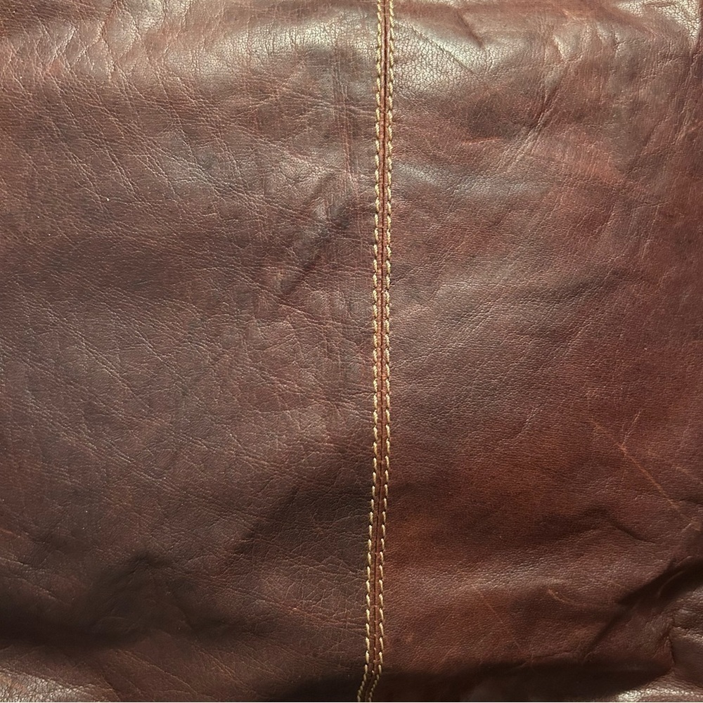 Jack Georges Savio Horseshoe Tooled Leather Crossbody Bag - Picture 7 of 13